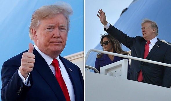 Tổng thống Donald Trump rời nước Mỹ, bắt đầu công du châu Á